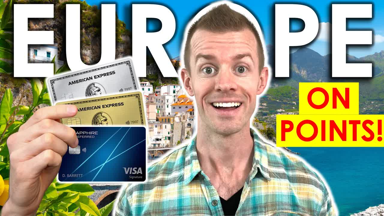 How to fly to Europe with points! (Amex points, Chase points & more!)