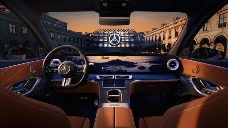 2026 Mercedes-Benz GLC With EQ Technology Interior Teasers
