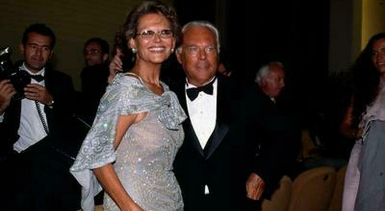 Giorgio Armani, Claudia Cardinale: «Gelosa di Sophia Loren? No, per lui