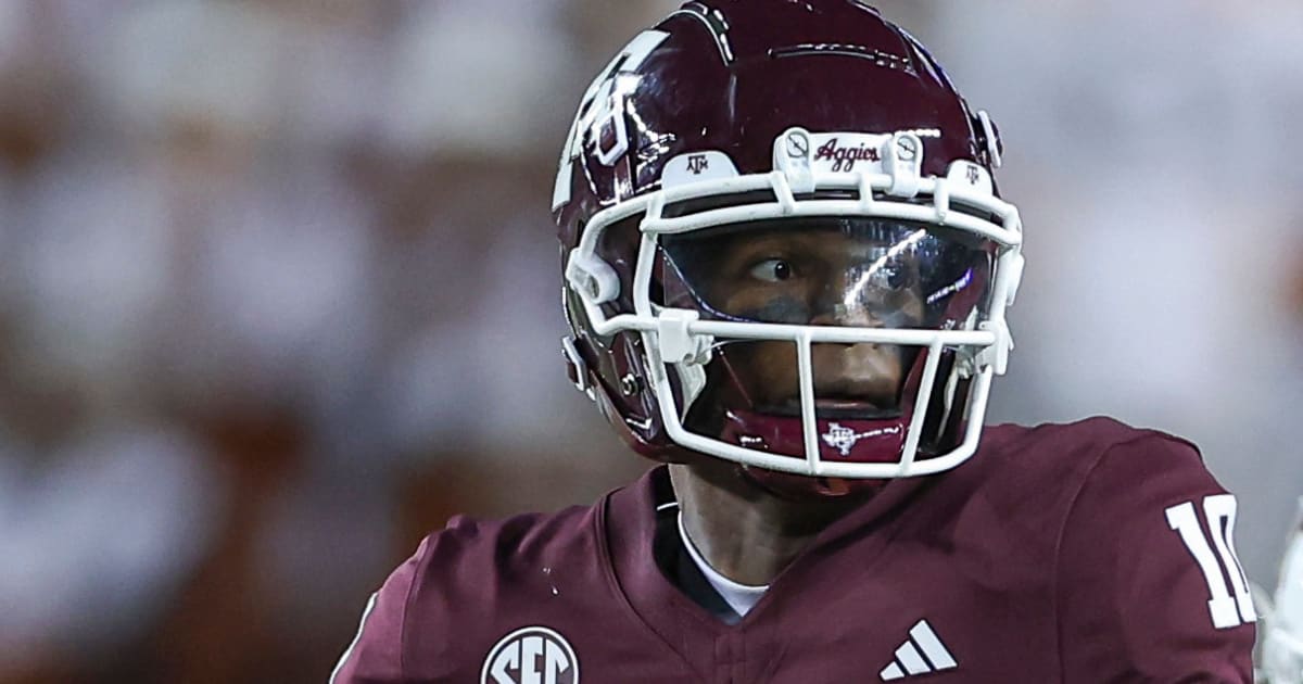 Marcel Reed injury update: Texas A&M QB heads to tent after big hit vs ...