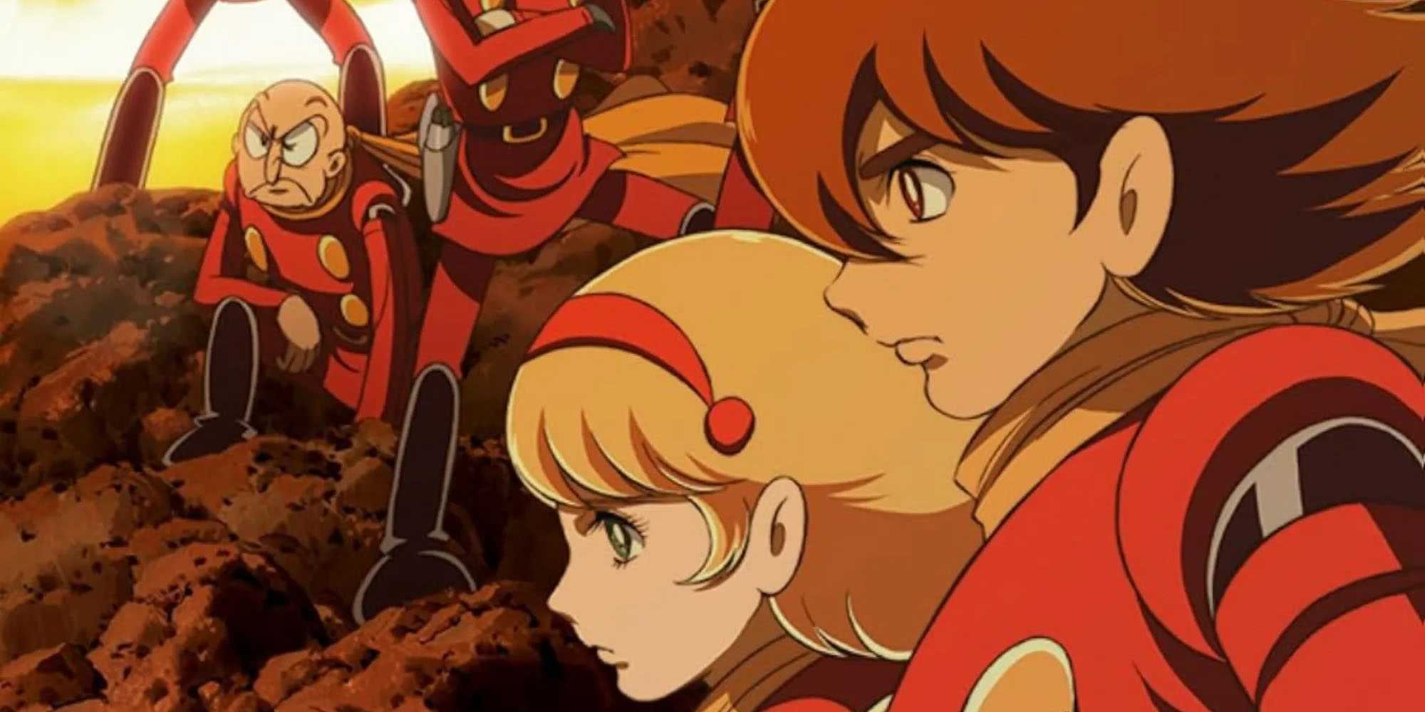 Characters looking off screen in Cyborg 009.