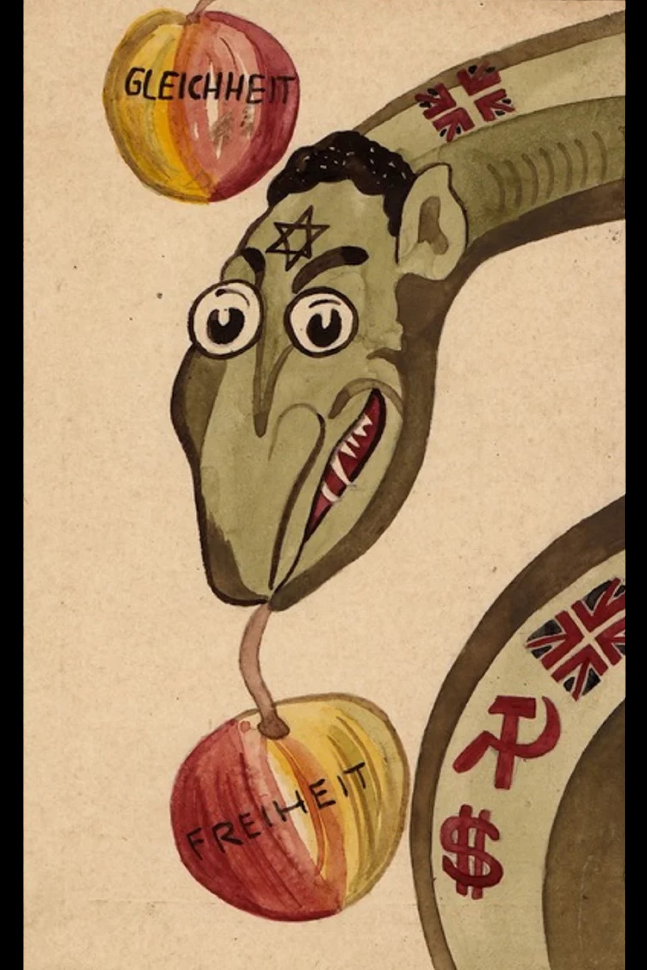 Ook Joden soms als hagedissen gezien