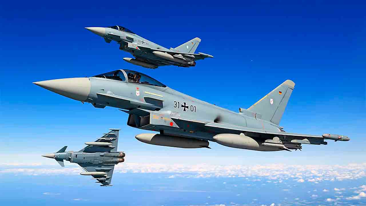 Eurofighter Jerman lakukan patroli udara setelah deteksi drone dekat Rumania