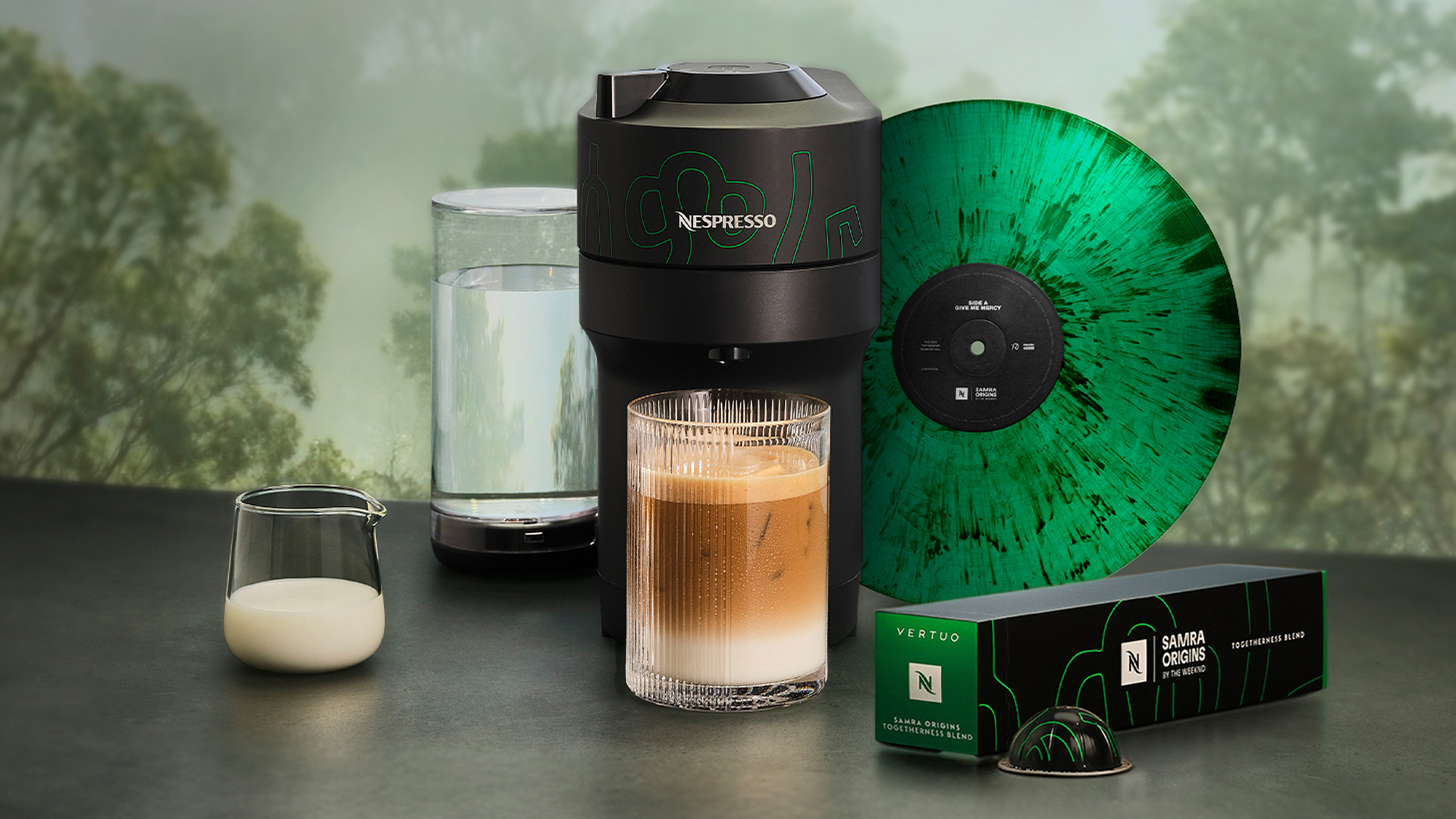 Nespresso and The Weeknd launch coffee-inspired vinyl pop-up in NYC