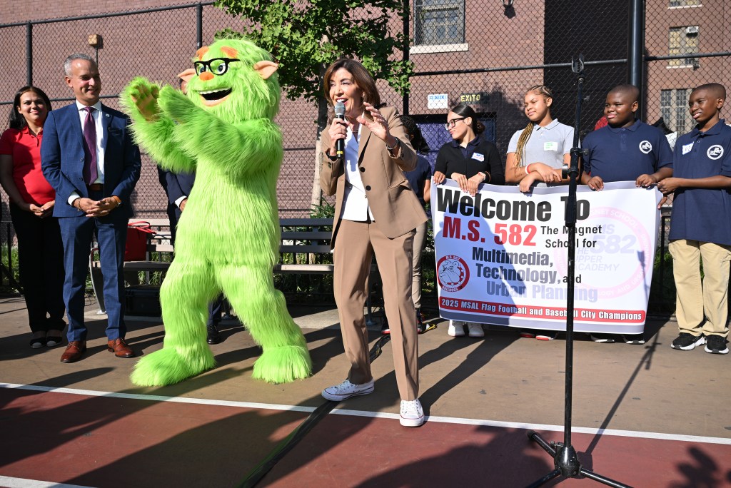 Kathy Hochul hides cost of cellphone ban mascot ‘Frankie Focus’ — who ...