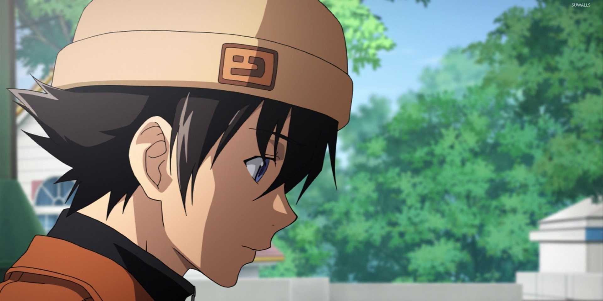 Yukiteru Amano from Future Diary looking serious