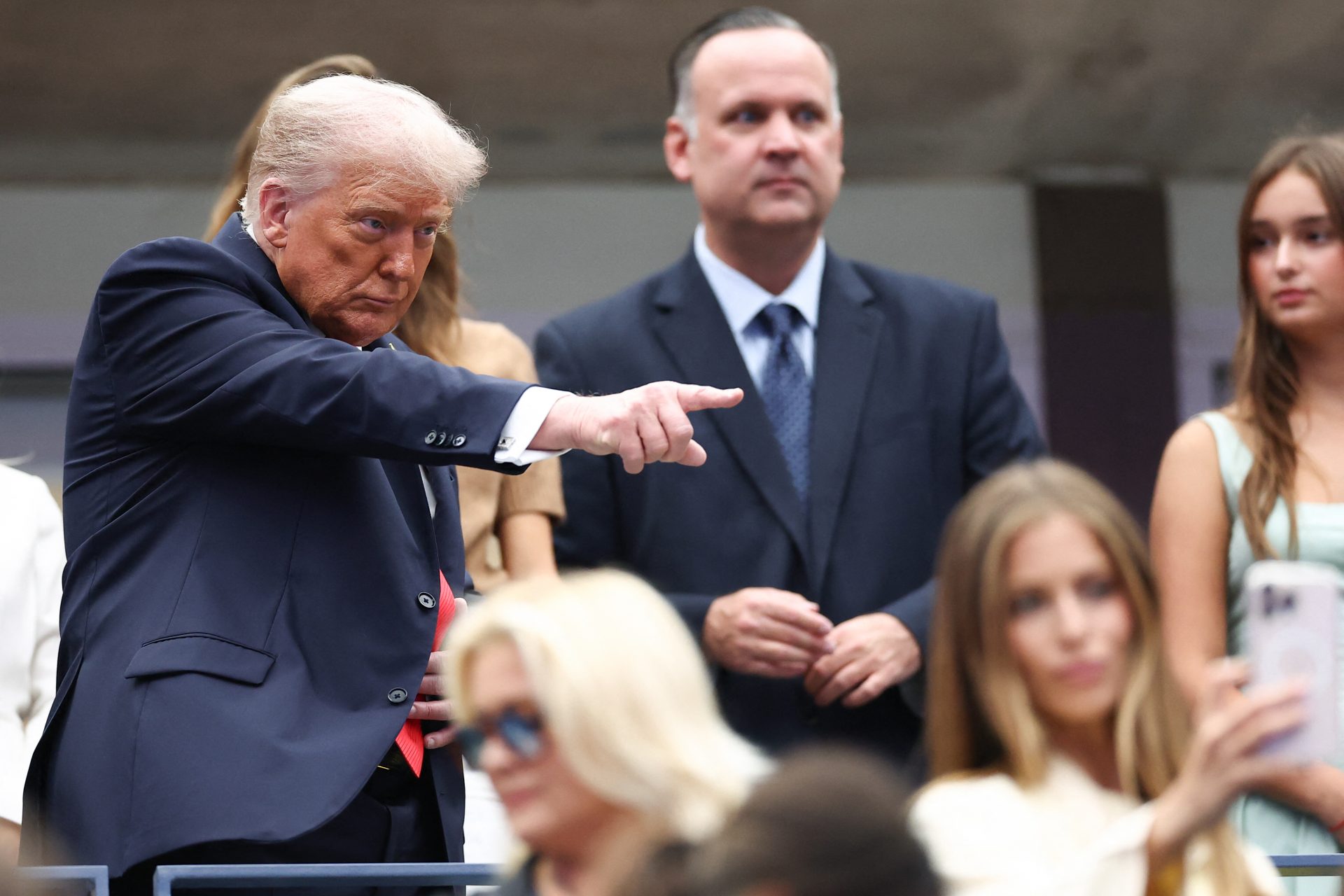 Donald Trump, abucheado en el US Open (a pesar de las advertencias)