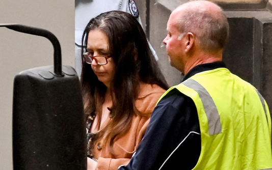 Erin Patterson leaves the Supreme Court of Victoria following her sentencing - AFP