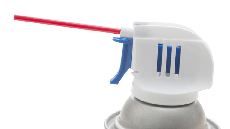 compressed air cleaner for a USB port