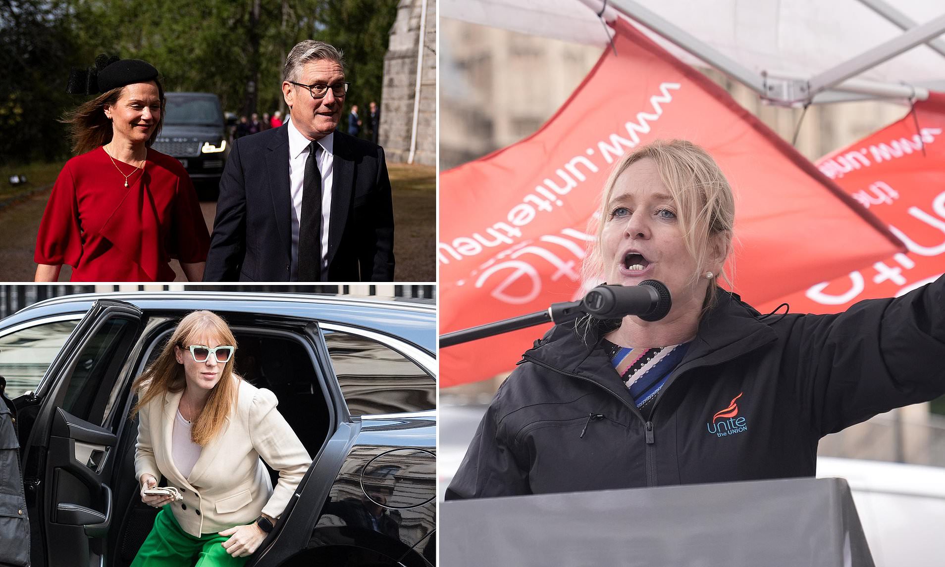 Unions threaten to pull Labour funding warning Starmer not to backslide ...