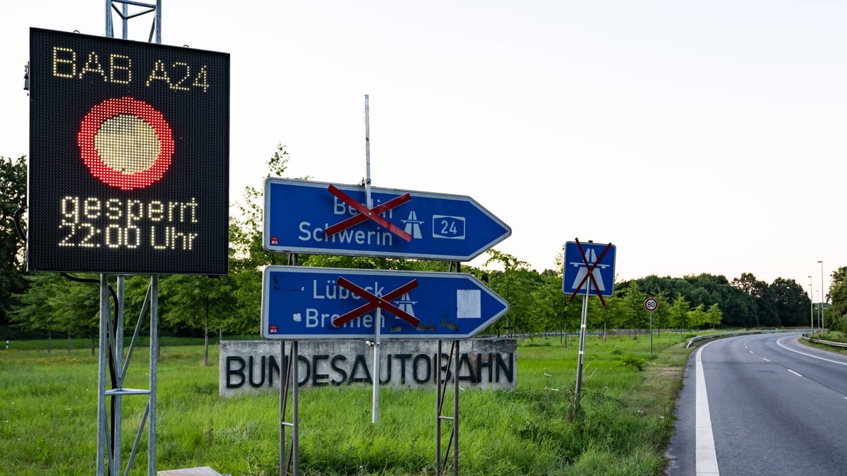 Sperrung A24 Am Wochenende