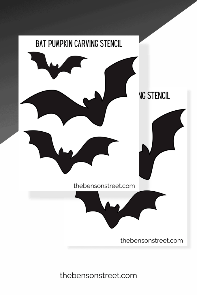 Free Printable Bat Pumpkin Stencil for Halloween Free Printable Bat Pumpkin Stencil for Halloween