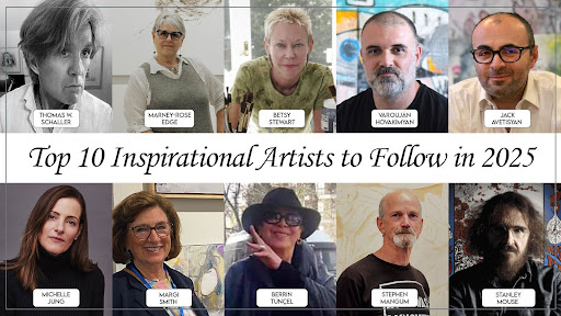 Top 10 Inspirational Artists to Follow in 2025