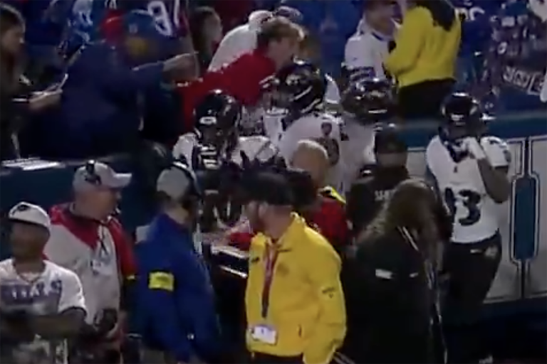 Lamar Jackson speaks out after shoving fan in heartbreaking 'SNF' loss to  Bills