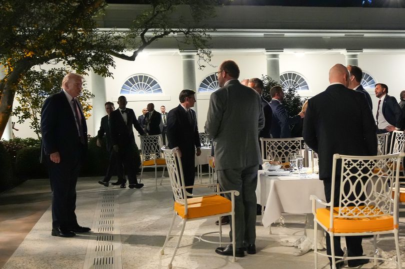 Gavin Newsom hits out at Trump’s Rose Garden Club with savage twoword