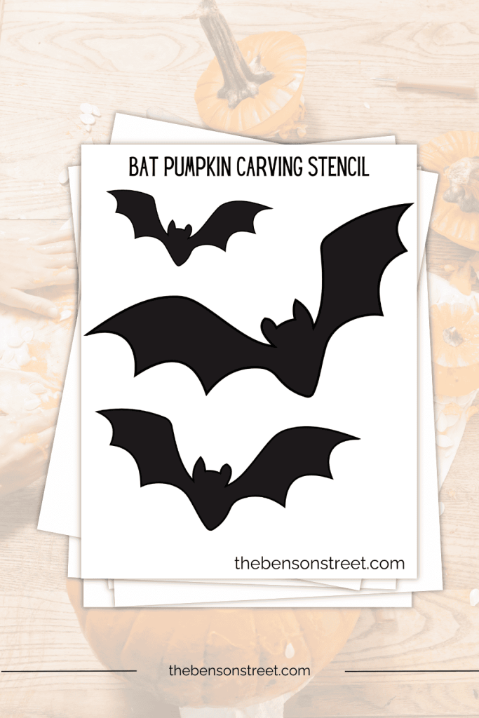 Free Printable Bat Pumpkin Stencil for Halloween Free Printable Bat Pumpkin Stencil for Halloween