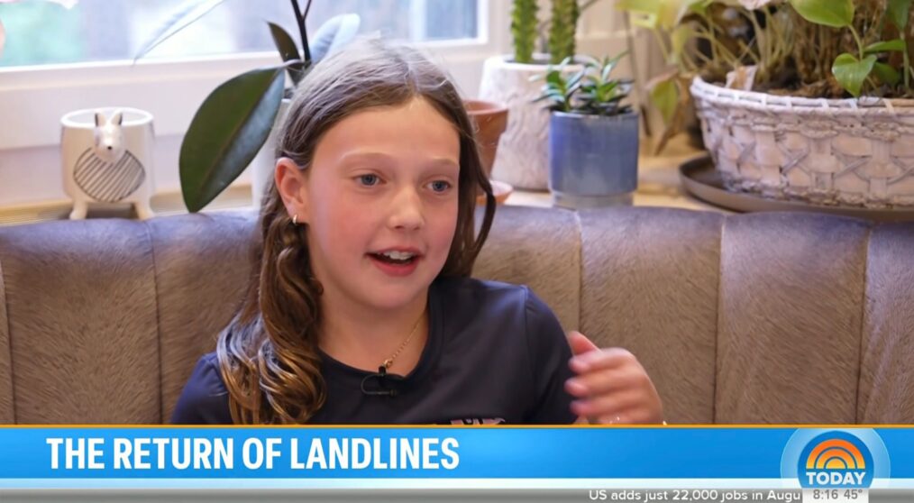 Savannah Guthrie's daughter, Vale, on the September 8, 2025, episode of NBC's 'Today.'