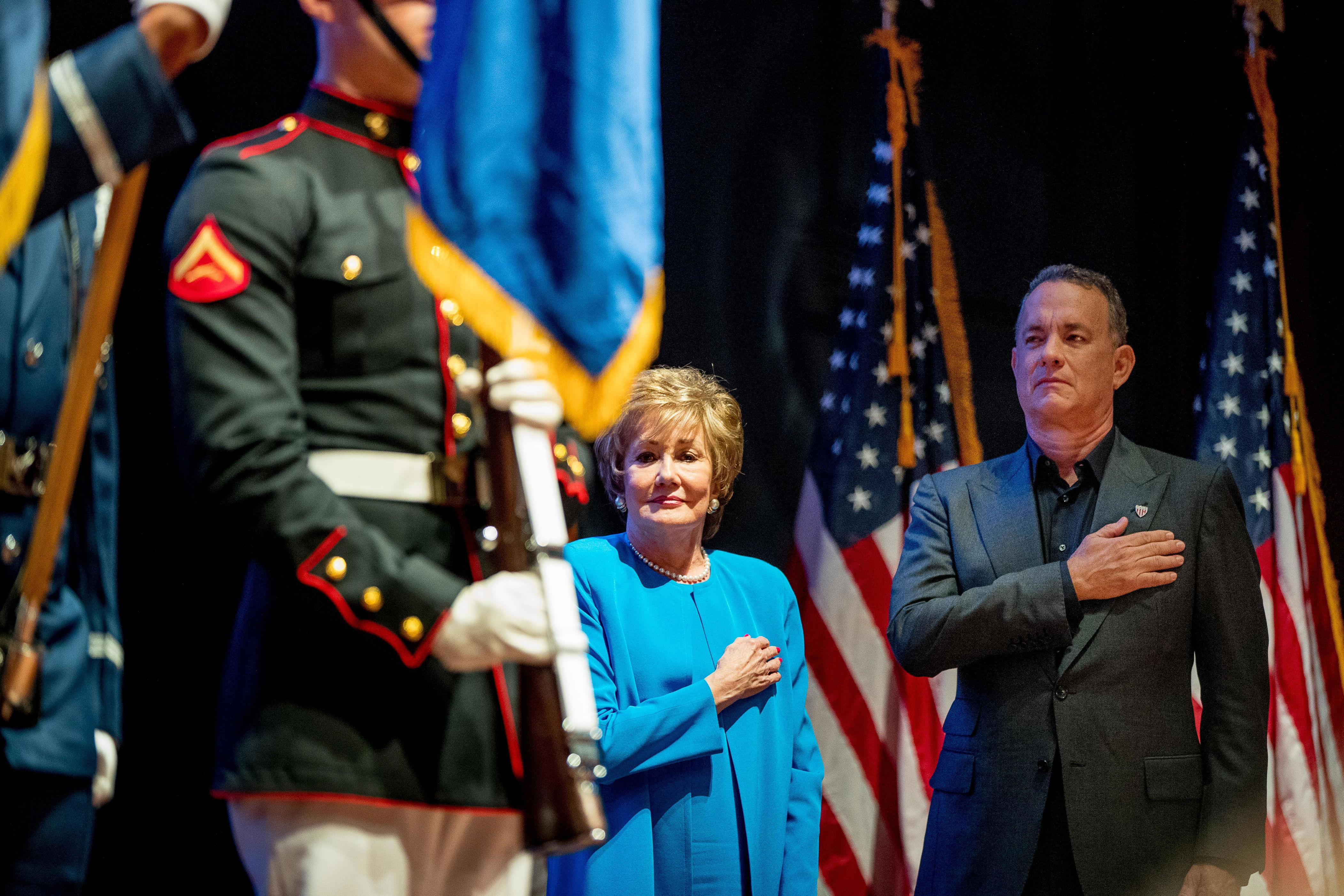 Trump applauds West Point group canceling award ceremony for Tom Hanks