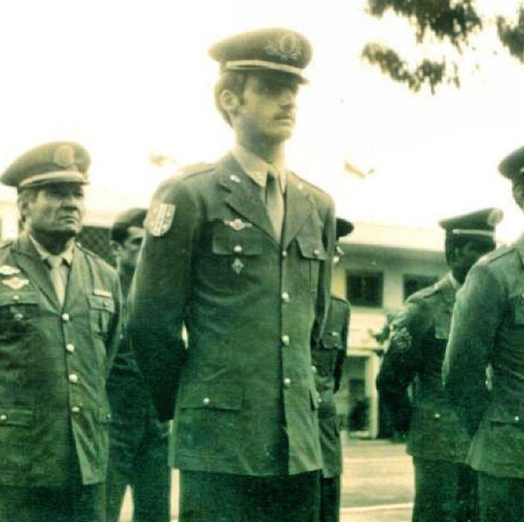 O então cadete Jair Bolsonaro