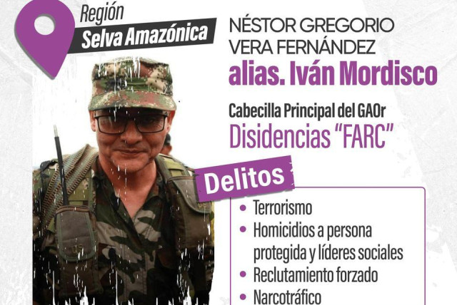 Bombardeos contra las disidencias de 'Iván Mordisco' se intensifican desde  2024; cuatro operaciones en la Amazonía han sido contra el jefe guerrillero