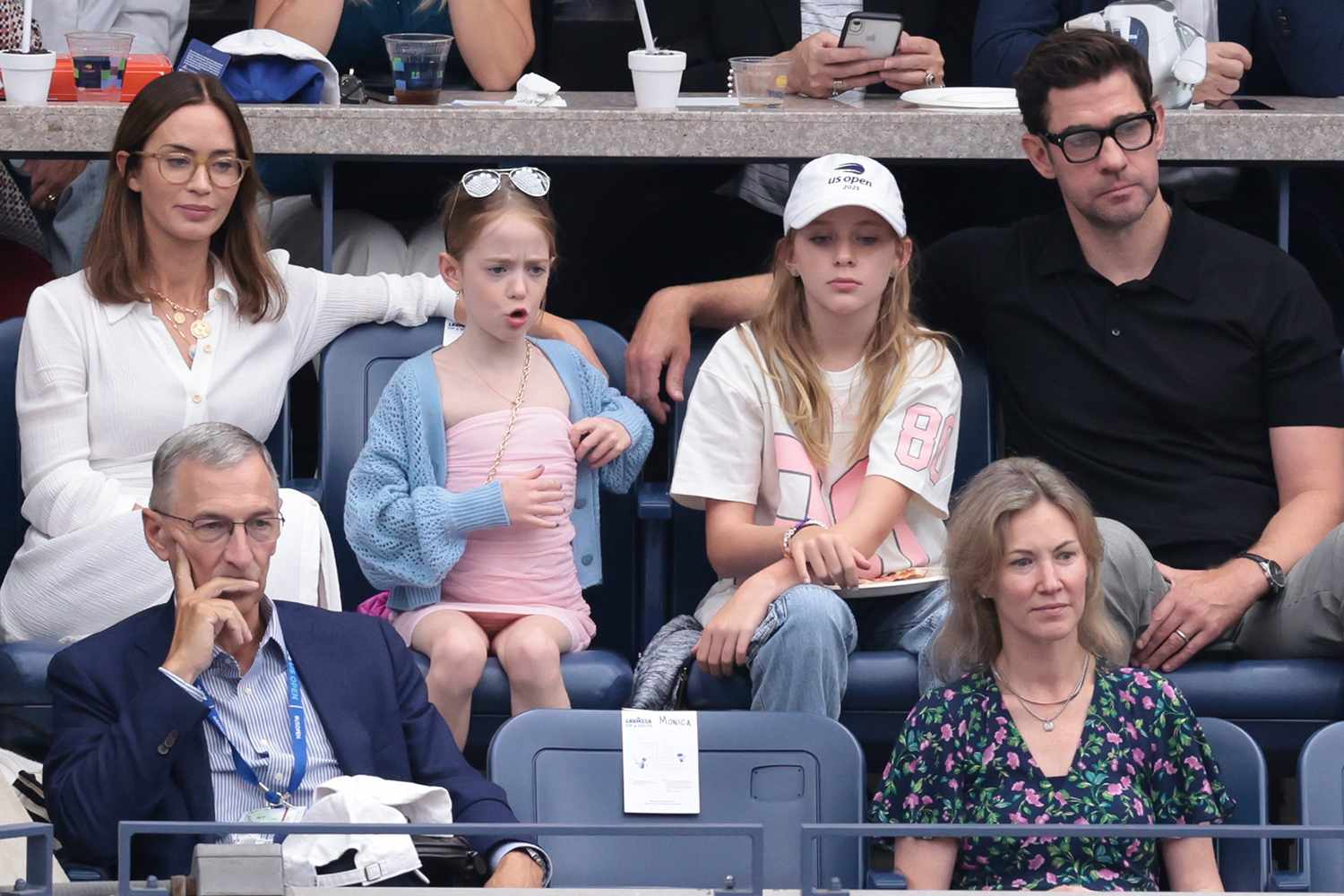Emily Blunt and John Krasinski Make Rare Appearance with Daughters