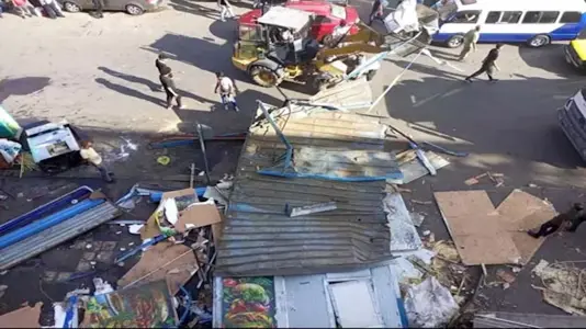 إزالة محال مخالفة وتعديات بالإسكندرية (6)