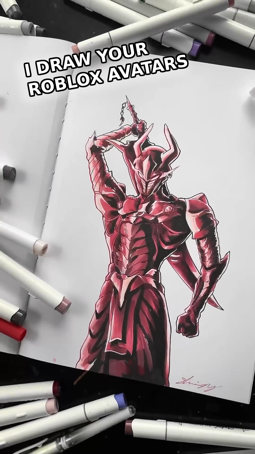 Drawing Roblox Avatar Fan Art