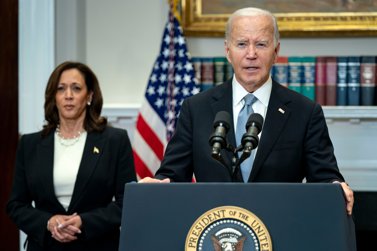 Kamala Harris Describes Joe Biden's Decision to Seek Reelection as