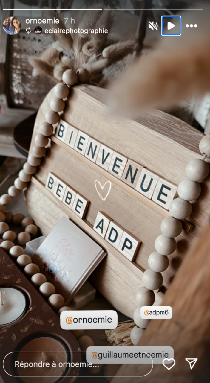 Guillaume et Noëmie (L'amour est dans le pré) : les tourtereaux célèbrent  la naissance de leur