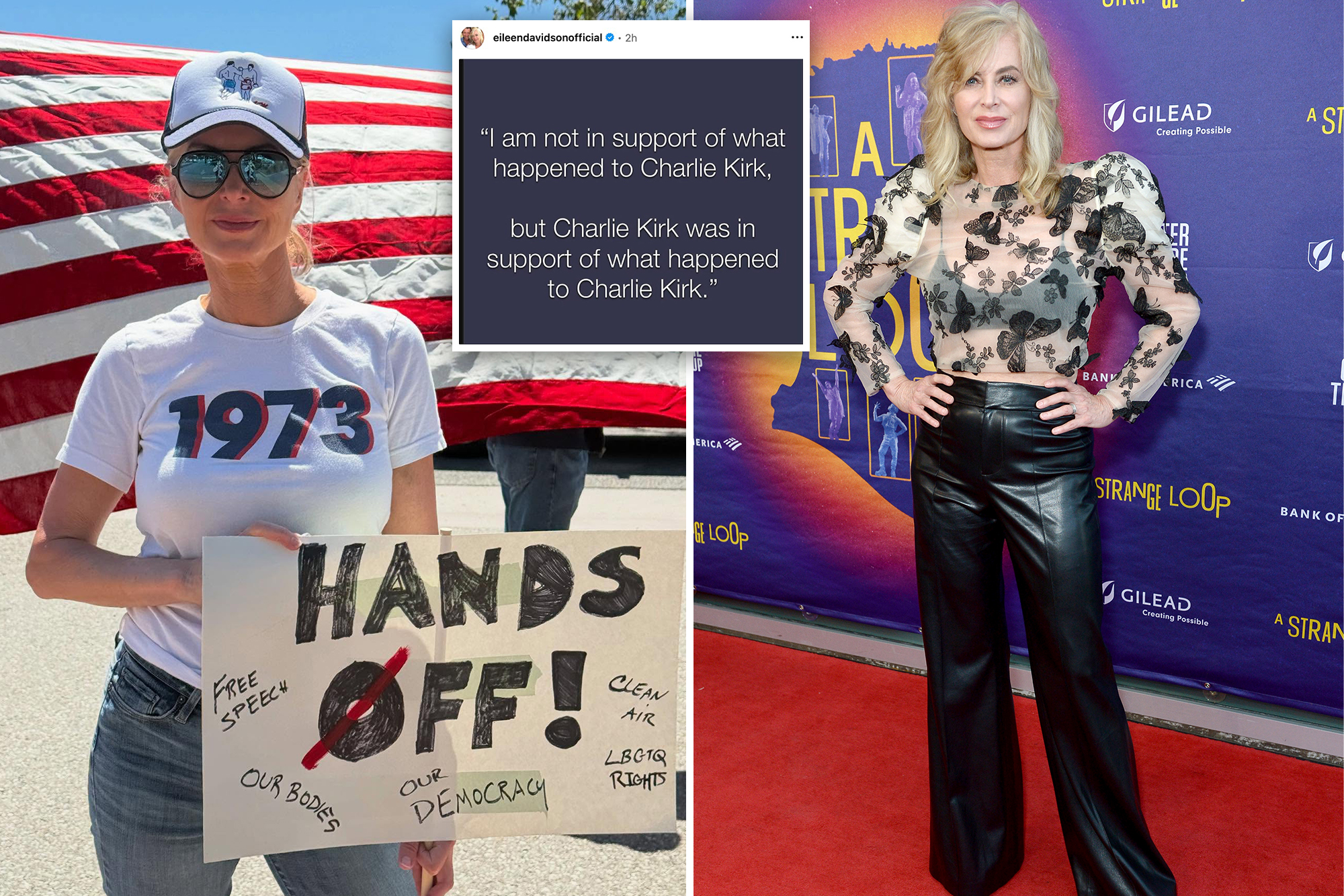 what did eileen davidson say about charlie kirk Image 1