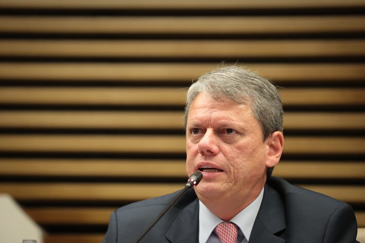 O governador de São Paulo, Tarcísio de Freitas (Republicanos) Foto: Pablo Jacob/Governo SP