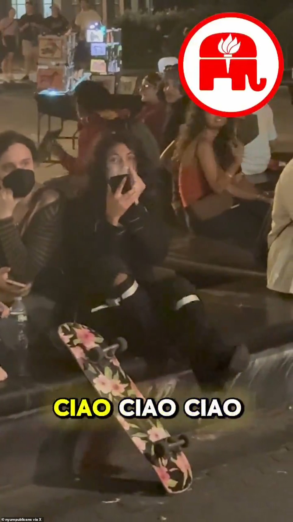 Protesters interrupt Charlie Kirk vigil