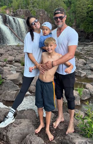 Josh Duhamel with his wife Ava Mari, and sons Shepherd and Axl
