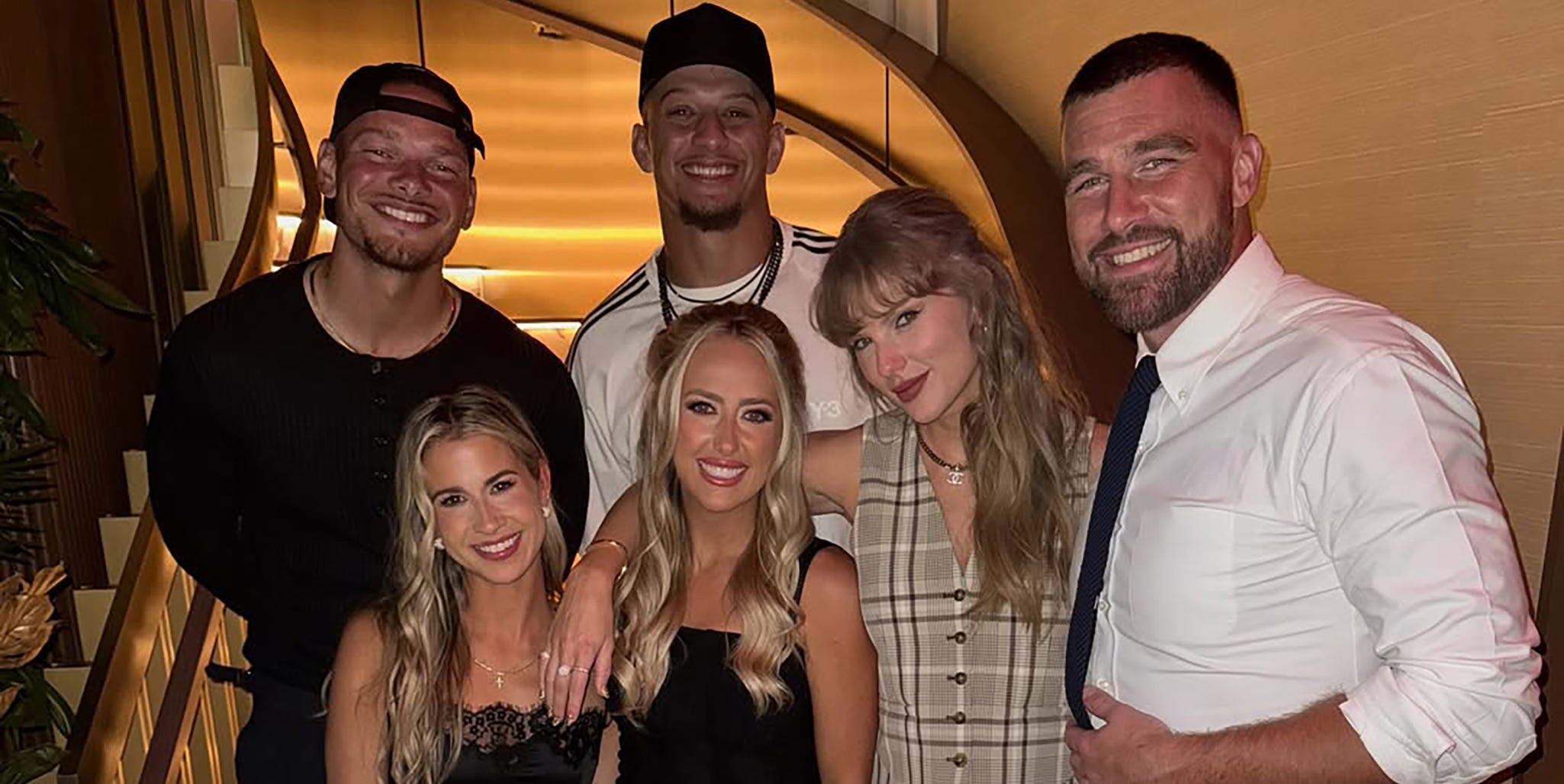 Taylor Swift Goes Preppy in a Fall Plaid Miniskirt Set for Triple Date