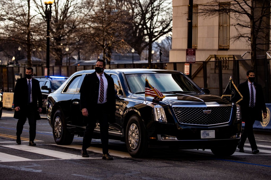Inside Trump’s £1,100,000 armoured limo nicknamed ‘The Beast’