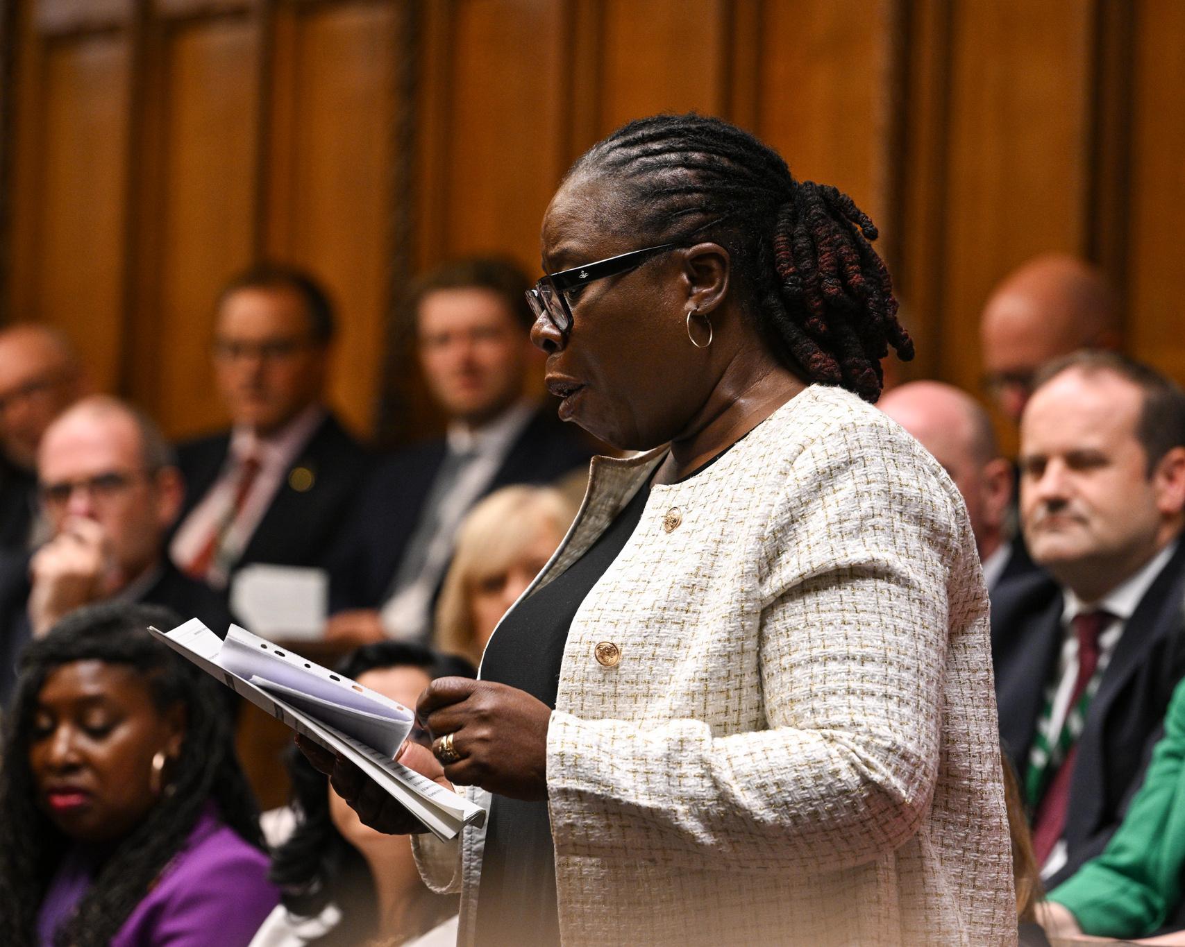 Paulette Hamilton is acting chair of the health and social care committee. Photograph: House of Commons/PA