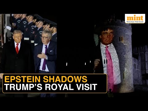 Trump's UK Trip Hit By Shocking Epstein Projections On Castle Walls