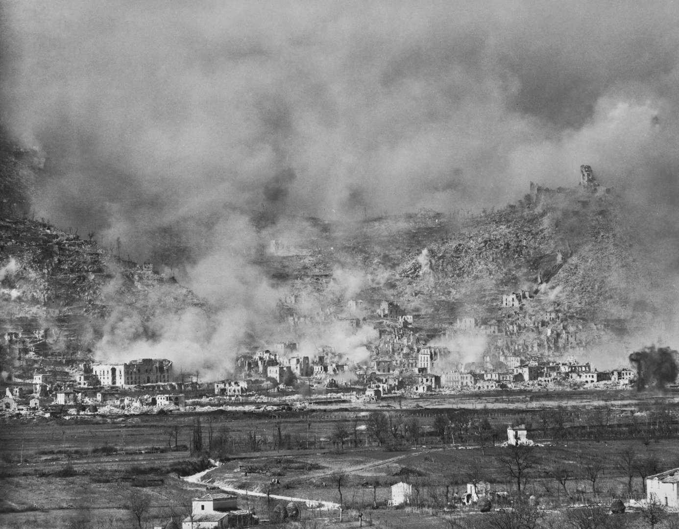 Bombardement du Monte Cassino