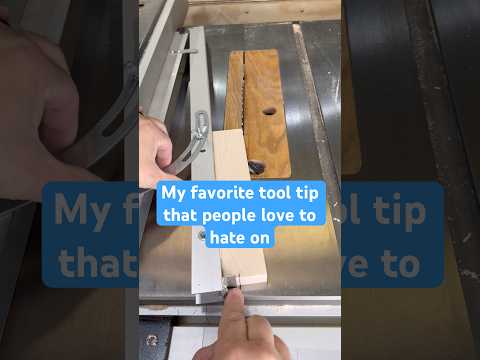 My favorite tablesaw tool tip that people love to hate #diy #tablesaw # ...