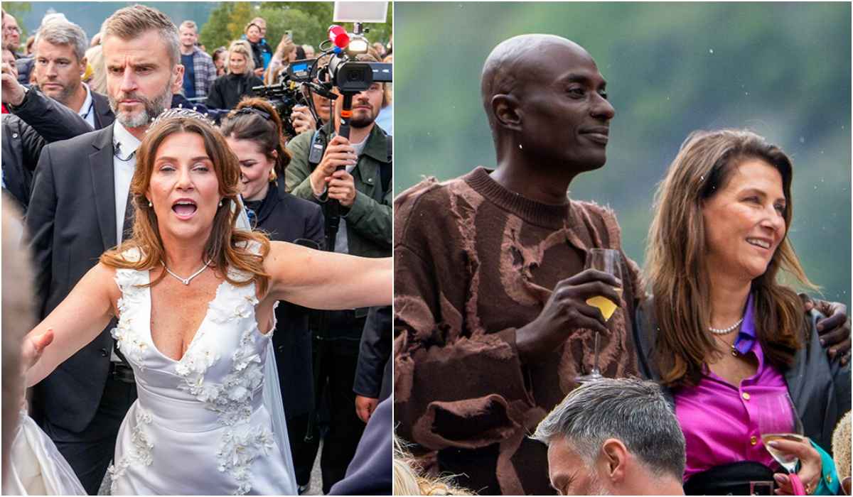 Bryllupet til Martha Louise og Durek Verrett skapte store kontroverser i fjor. Foto: Heiko Junge / NTB