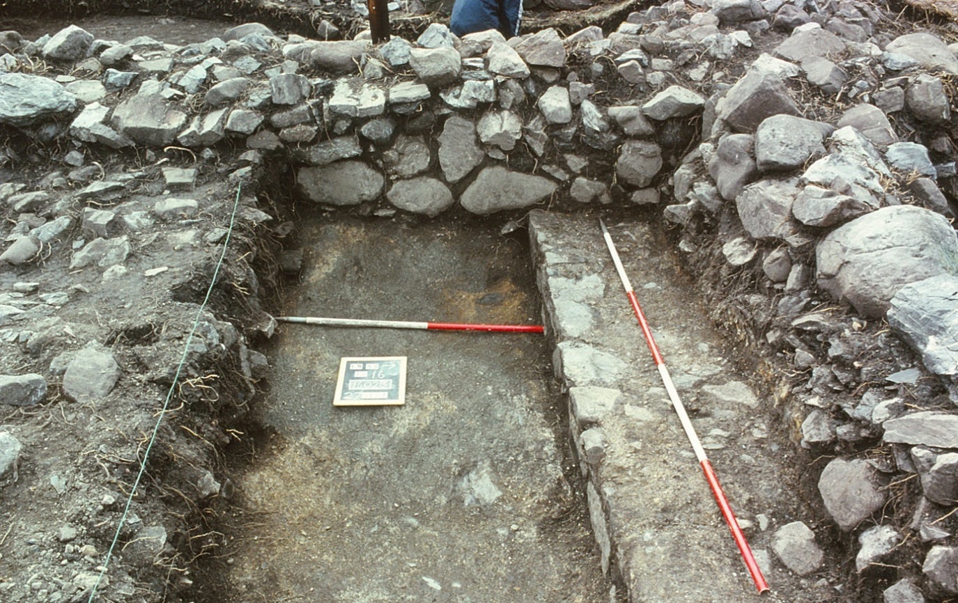 Remains of the castle at Finlaggan (Dr David Caldwell)