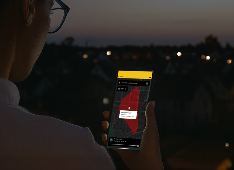 Track power outages in real time across the US with the Ting app
