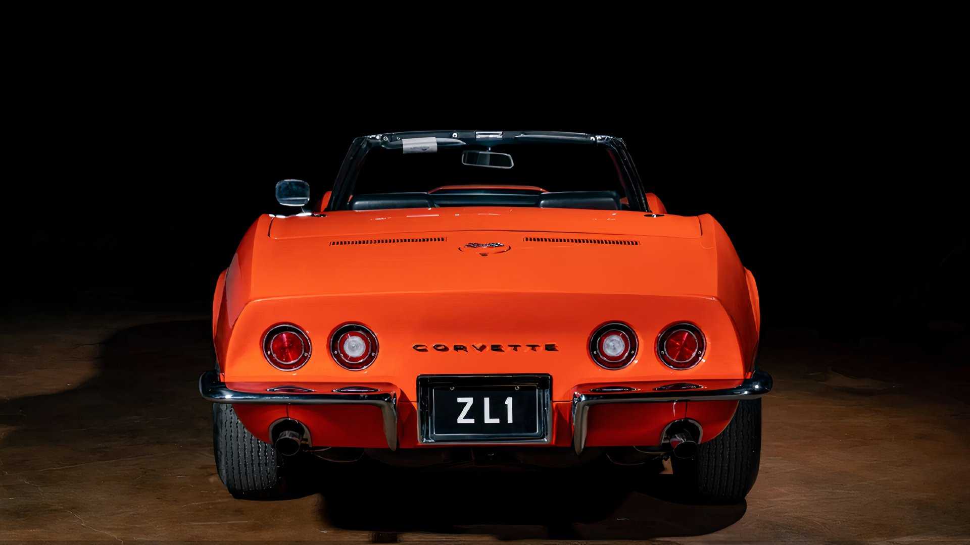 Orange 1969 Corvette ZL1 rear