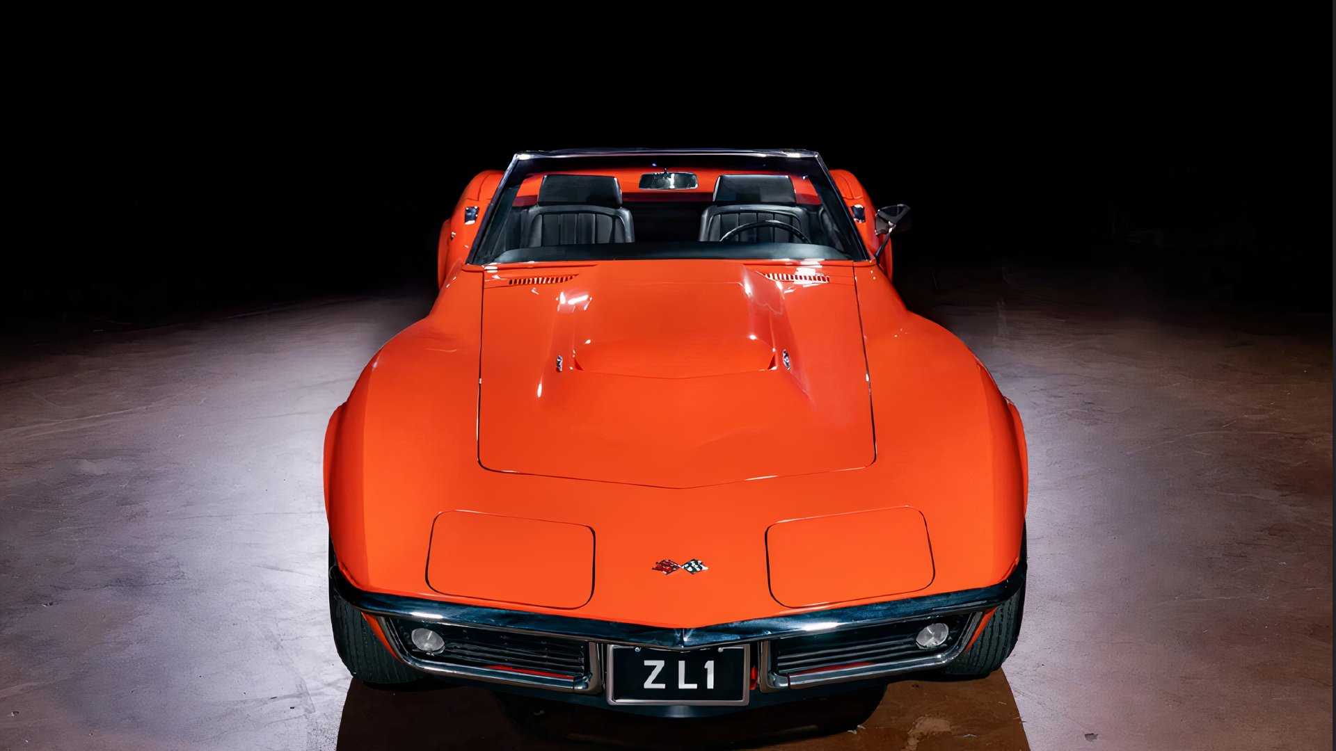 Orange 1969 Corvette ZL1 front