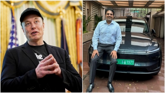 Elon Musk responds after Inox Groups Siddharth Jain receives India Incs first Tesla