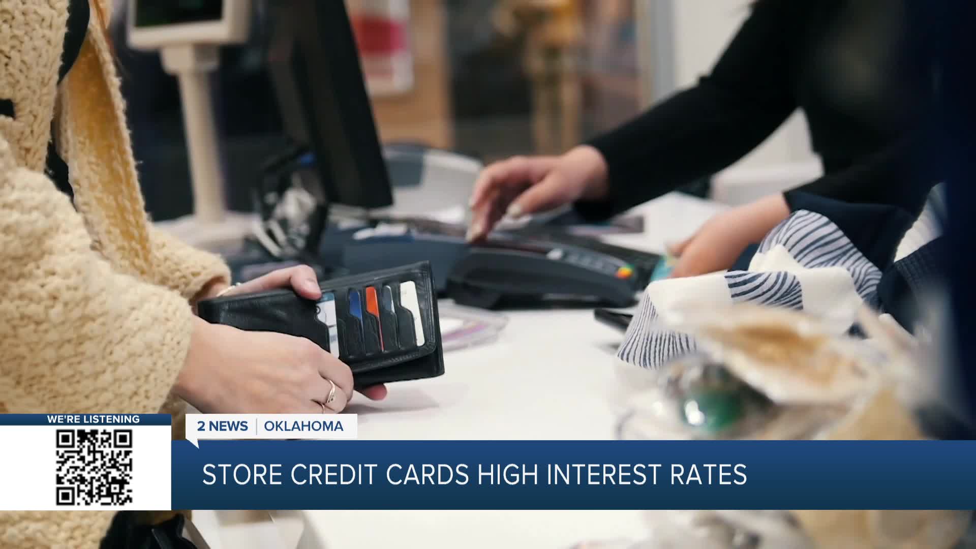Store credit cards can come with skyhigh interest rates