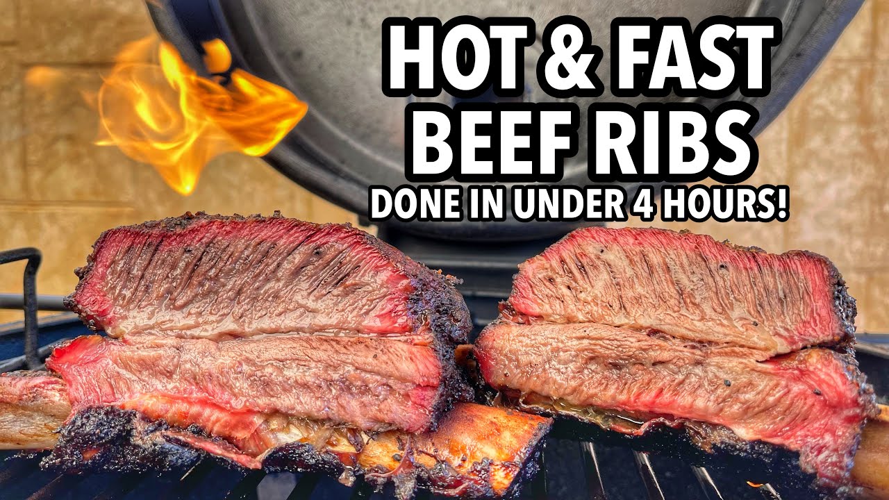 Quick smoked beef ribs you’ll love