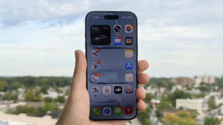 Modern iPhones have very bright screens that can really put pressure on the battery (Image credit: Jacob Krol/Future)