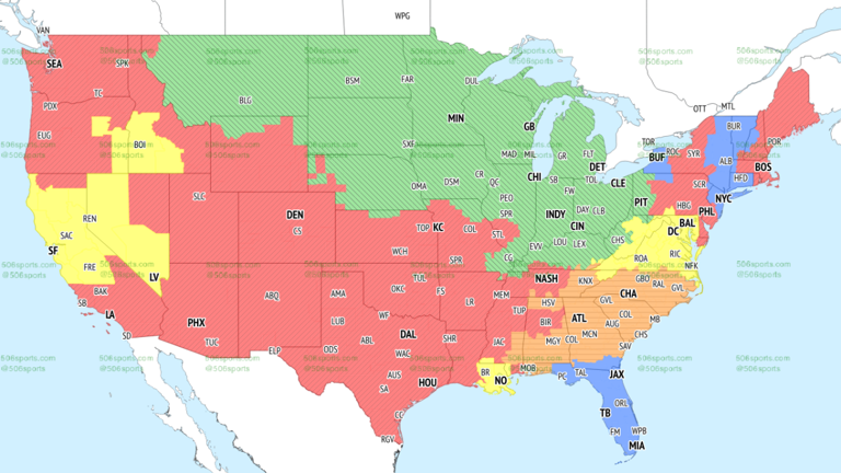 Philadelphia Eagles vs Los Angeles Rams Week 3 Broadcast Map: Will you ...