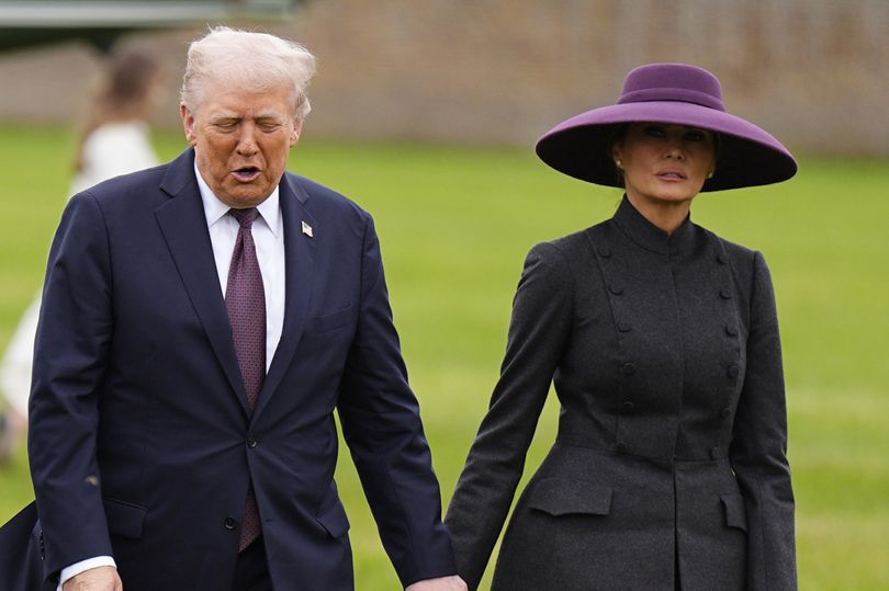 Melania Trump's awkward blunder as she breaks royal protocol on UK visit